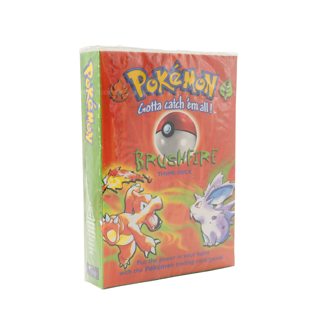 Pokémon Base Set Brushfire Theme Deck Factory Sealed