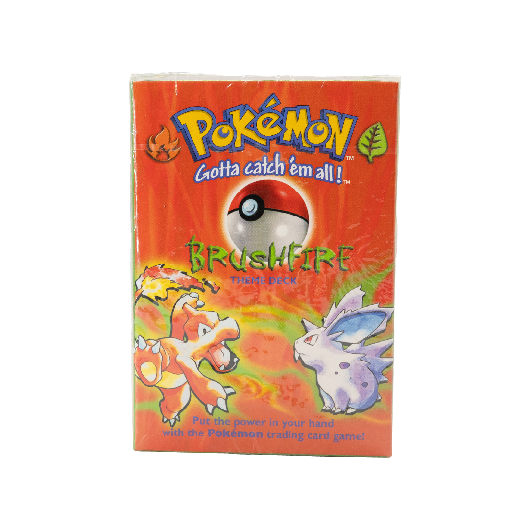 Pokémon Base Set Brushfire Theme Deck Factory Sealed