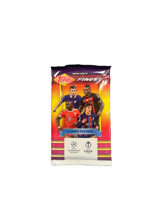 Topps Finest Flashbacks Uefa Club Competitions 2022-23 Pack Hobby Box