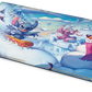 Disney Lorcana: Hyperia City Playmat – Stitch and Angel