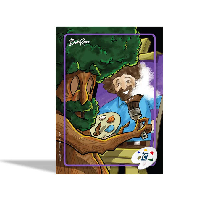 Bob Ross Trading Cards Series 1 - 2-Pack Collector Box Entertainment