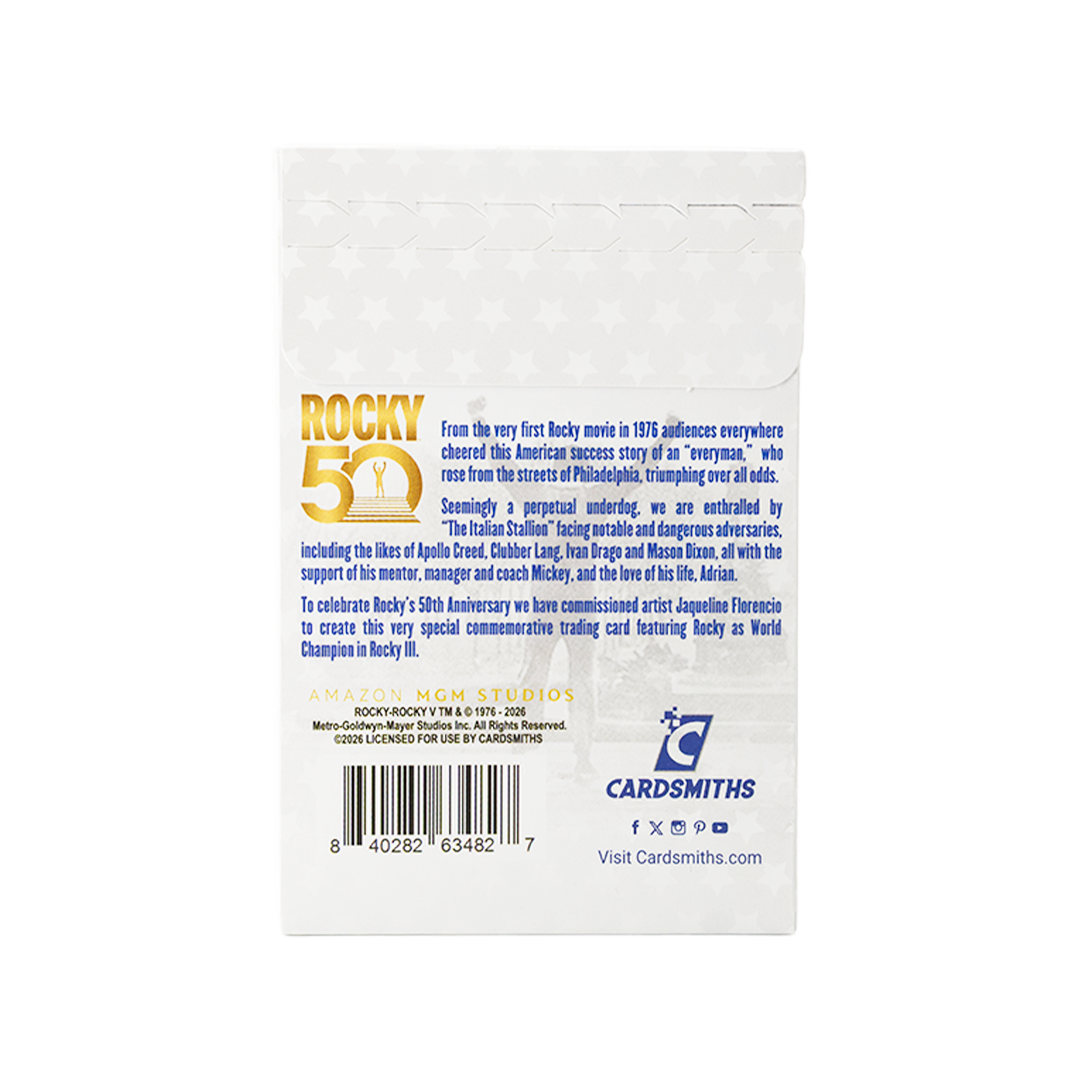 Cardsmiths Rocky 50th Anniversary 2026