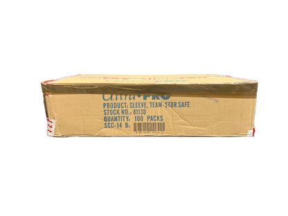Ultra Pro Resealable Team Bags Case (100 Packs) Sleeves