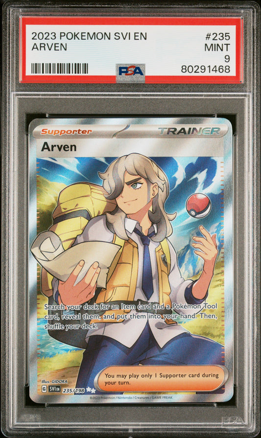 Pokemon Arven 235/198 Pokemon SVI EN 2023 PSA9