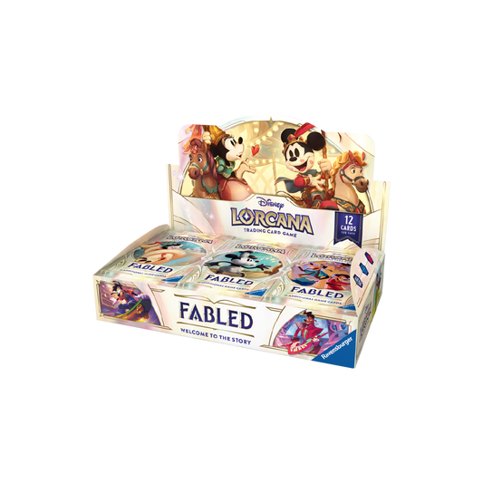 Disney Lorcana Fabled Booster Box Display