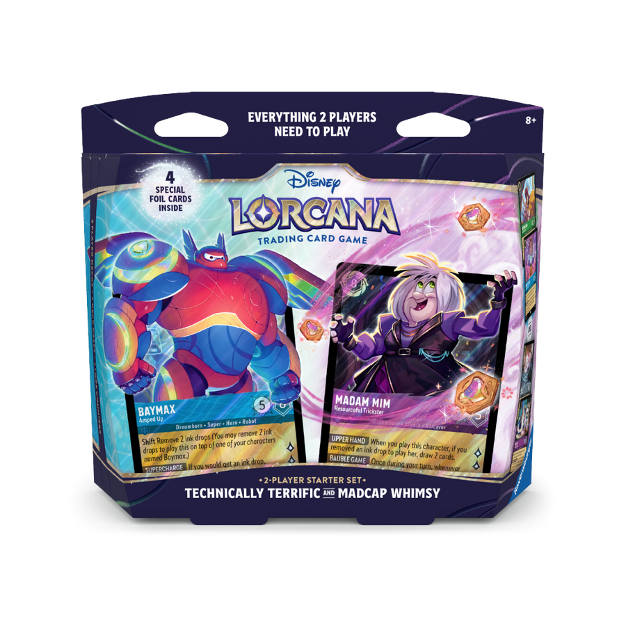 Disney Lorcana 2-Player Starter Set – Baymax & Madam Nim