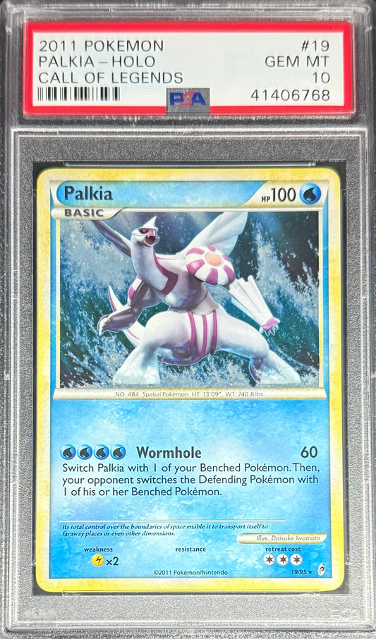 Pokemon Palkia 19/95 Holo Pokemon Call Of Legends 2011 PSA10