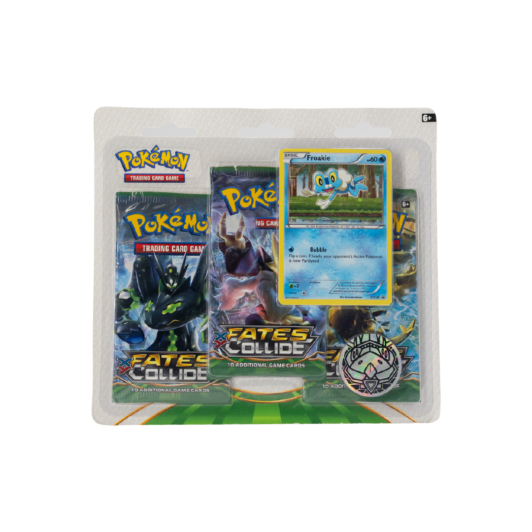 Pokémon XY Fates Collide 3-Pack Blister Triple Pack Froakie