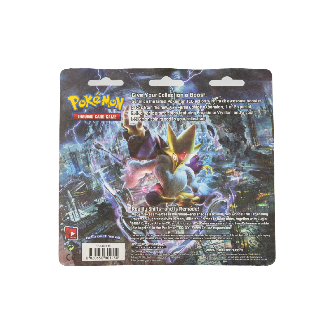 Pokémon XY Fates Collide 3-Pack Blister Triple Pack Froakie
