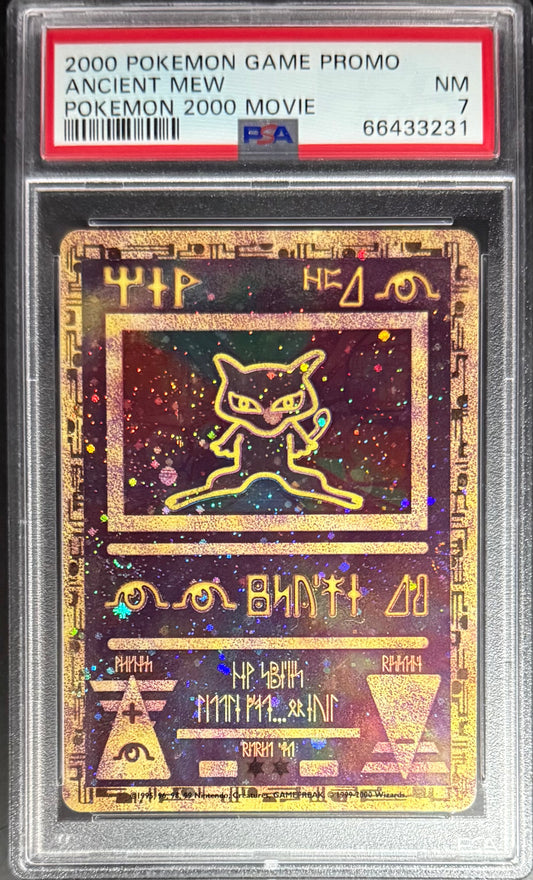 Pokemon Ancient Mew Pokemon Movie Promo 2000 PSA7