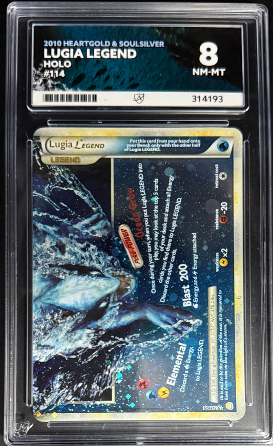 Pokemon Lugia Legend 114/123 Holo Pokemon HeartGold & SoulSilver 2010 ACE8