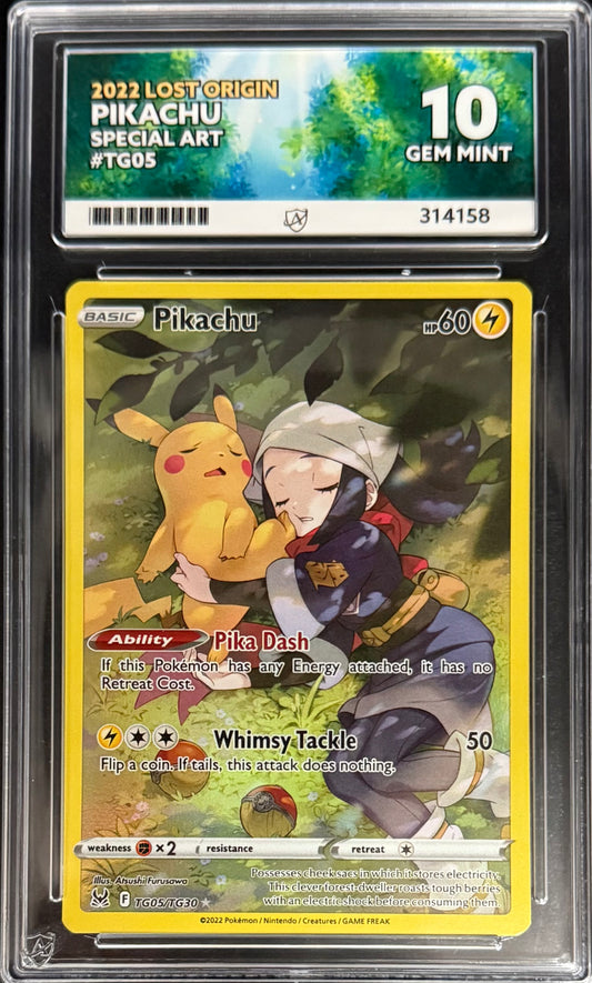 Pokémon Pikachu TG05/TG30 Special Art Pokémon Lost Origin 2022 ACE10