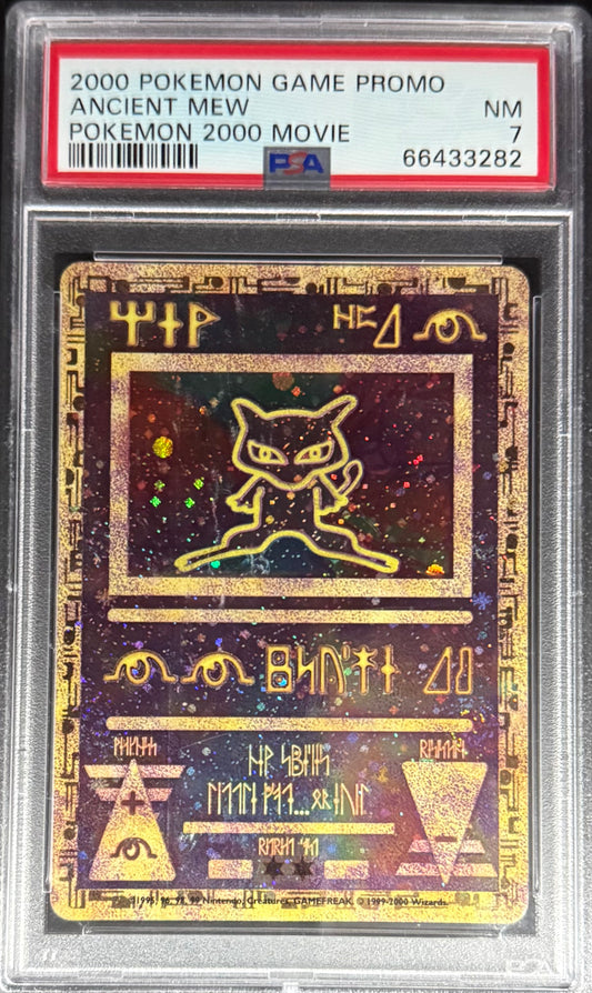 Pokemon Ancient Mew Pokemon Game Promo Movie 2000 PSA7