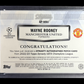 Topps Wayne Rooney Dynasty On Card Autograph Patch Card /10 Dynasty UEFA Champions League 2023