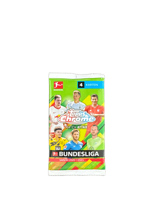 Topps Chrome Match Attax Bundesliga 2020-21 Pack Football