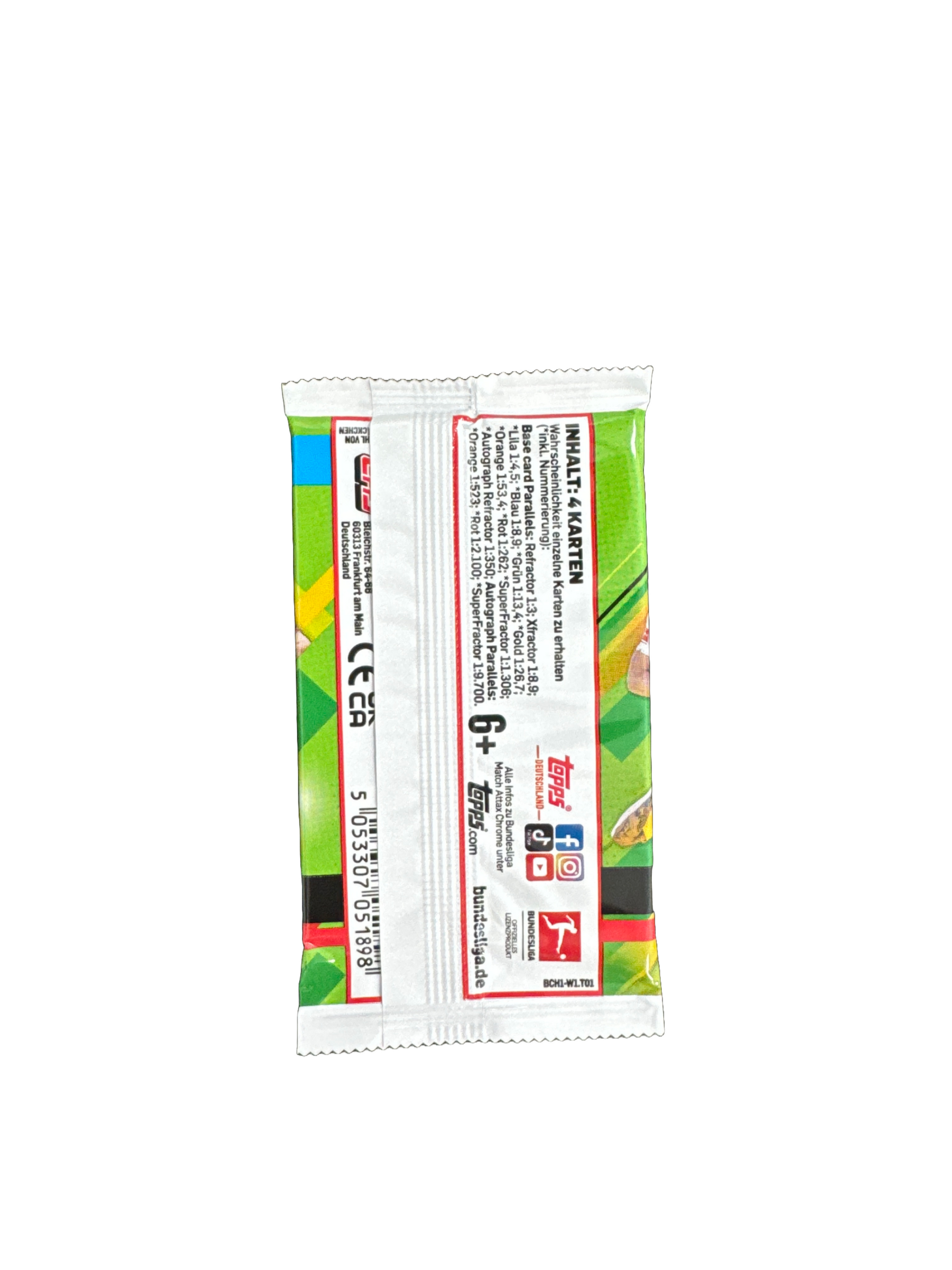 Topps Chrome Match Attax Bundesliga 2020-21 Pack Football