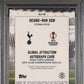 Topps Heung Min Son 10/99 Global Attractions Autographs #GLA-HS 2024 -25 Topps Chrome Uefa Club Competitions PSA 10