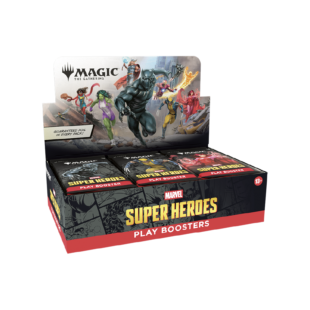 Marvel Super Heroes Play Booster Box - Pre-Order