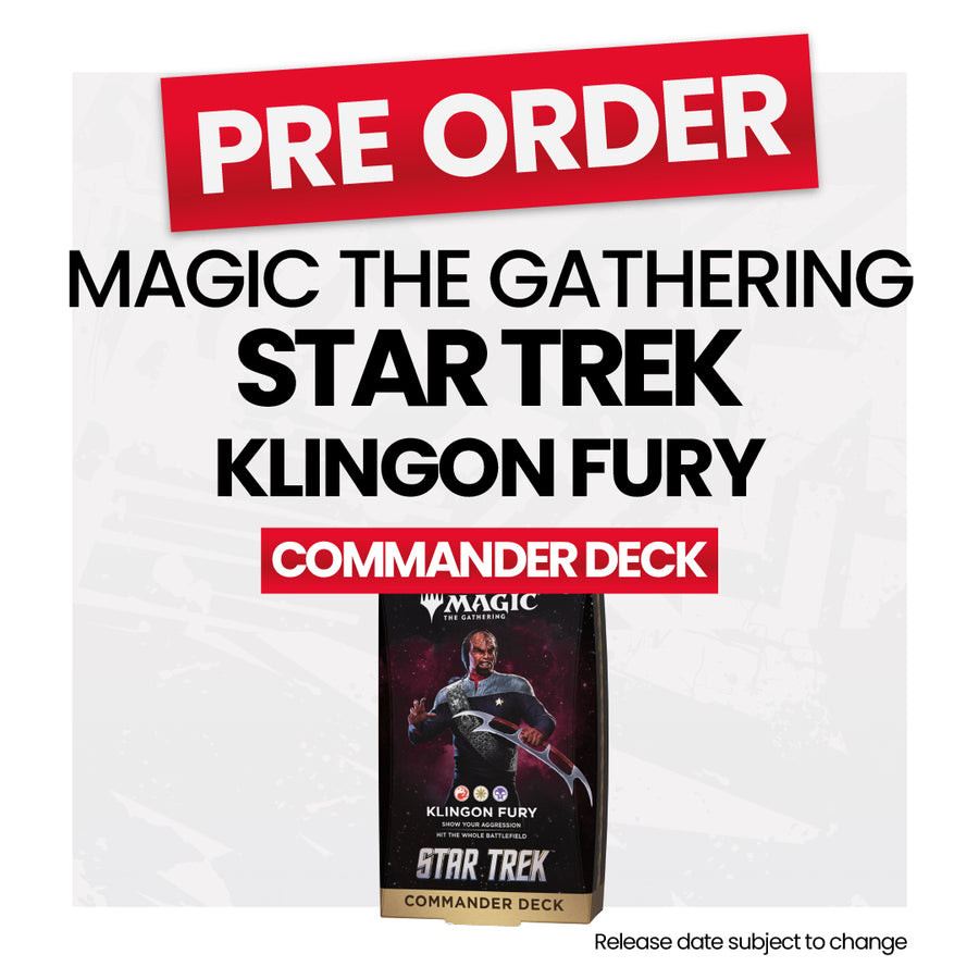 Magic: The Gathering Star Trek Commander Deck Klingon Fury- Pre-Order