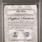Topps Phil Foden Orange Sapphire Selections /25 Sapphire UCC 2022-23 PSA9