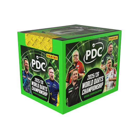 Panini PDC World Championship Darts 2026 Sticker Packs Box