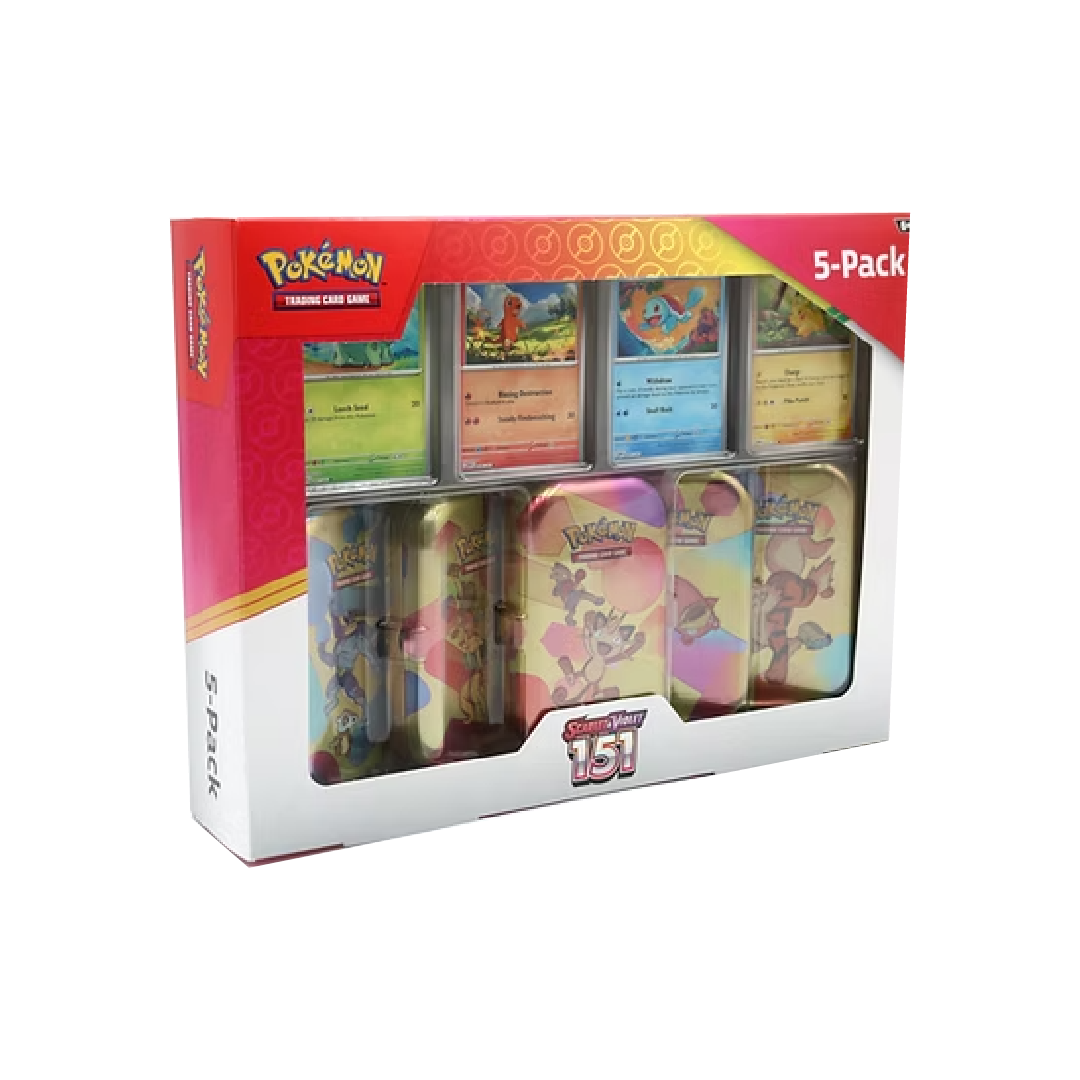 Pokémon TCG: Scarlet & Violet 151 Mini Tin 5-Pack