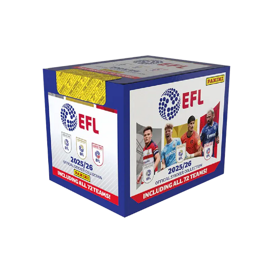 Panini EFL 2025/26 Official Sticker Packs - Sealed Box