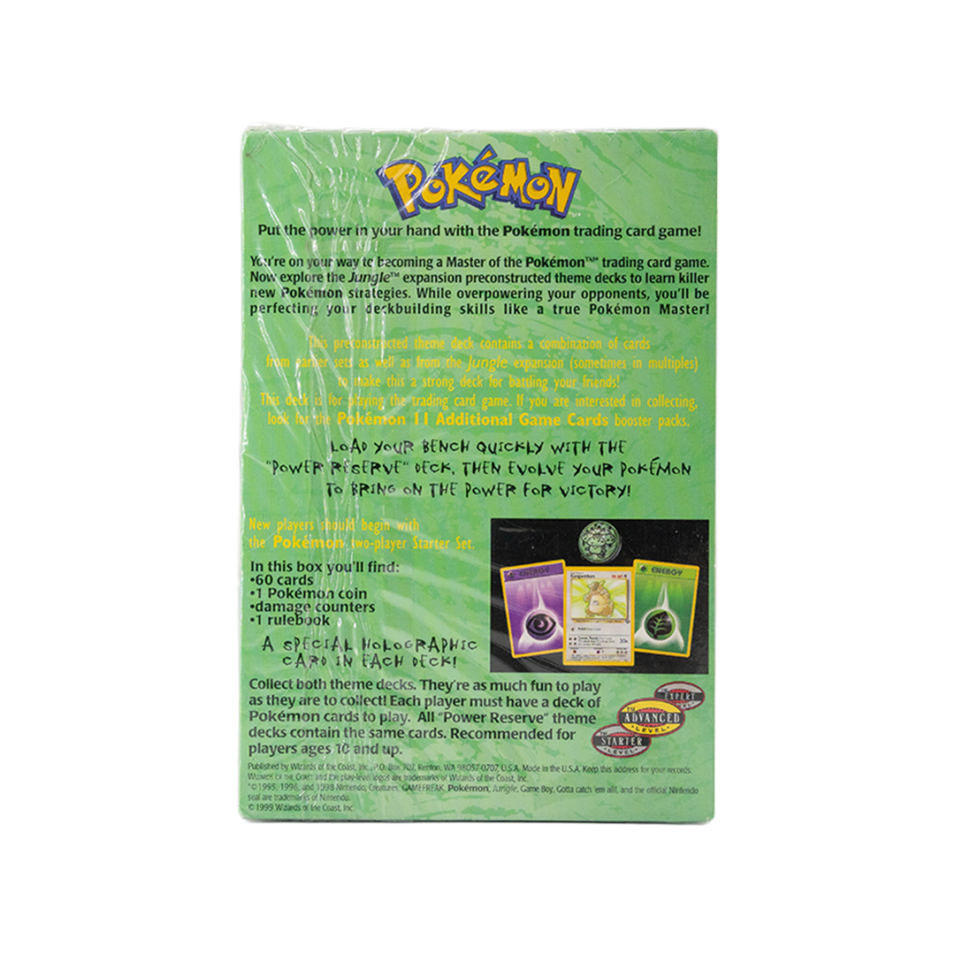 Pokémon 1999 Power Reserve Theme Deck Jungle Expansion Sealed