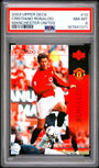 Upper Deck Cristiano Ronaldo #13 Manchester United 2003 Upper Deck Manchester United PSA 8