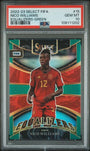 Panini Nico Williams Equalizers Green 5/5 No.15 2022-23 Select Fifa Soccer PSA 10
