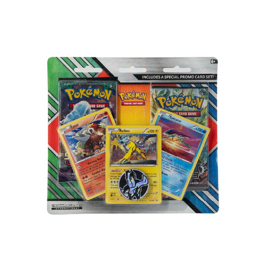 Pokémon 2017 2-Pack Blister - Raikou, Entei, & Suicune