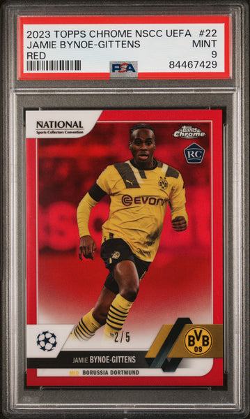 スポーツ選手 2024 Topps Museum Bynoe Gittens Auto JAMIE BYNOE-GITTENS 2024 TOPPS MUSEUM COLLECTION #82 BORUSSIA