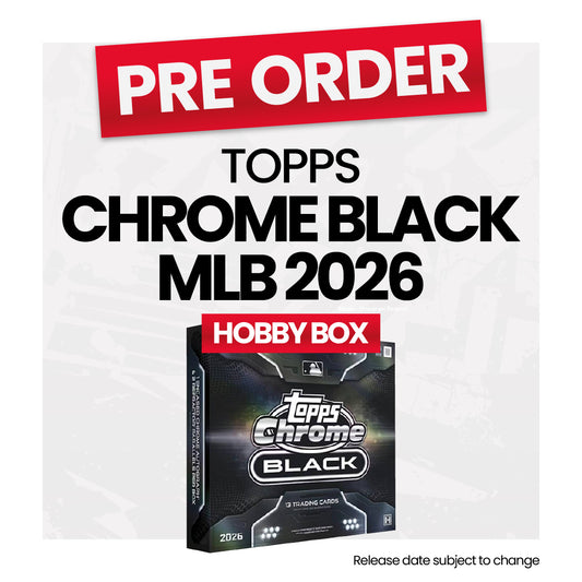 Topps Chrome Black Baseball 2026 Hobby Box - Pre-Order