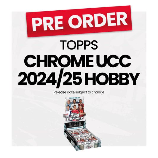 Topps Chrome UEFA Club Competitions 2024-25 Hobby Box - Pre-Order