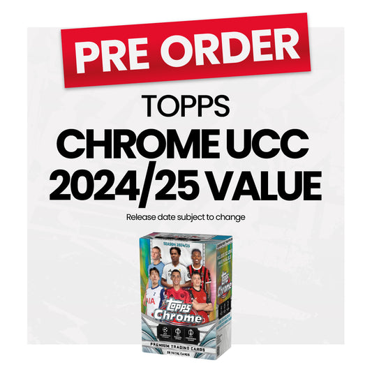 Topps Chrome UEFA Club Competitions 2024-25 Value Box - Pre-Order