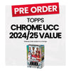 Topps Chrome UEFA Club Competitions 2024-25 Value Box - Pre-Order