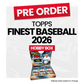 Topps Finest Baseball 2026 Hobby Box - Pre-Order