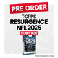 Topps Resurgence Football 2025 Hobby Box - Pre-Order