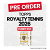 Topps Royalty Tennis 2026 Hobby Box - Pre-Order