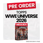 Topps Universe WWE 2026 Mega Box - Pre-Order