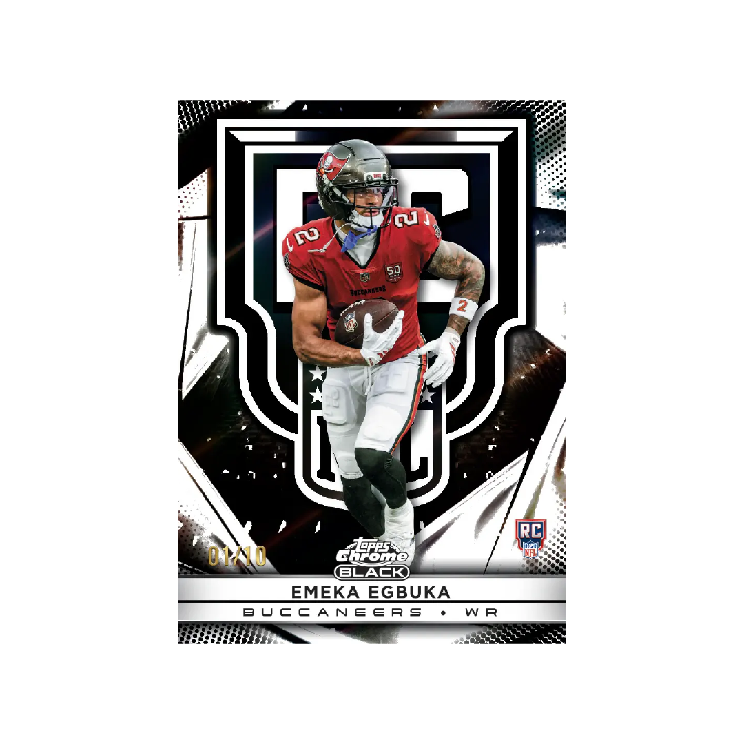 Topps Chrome Black Football 2025 Hobby Box - Pre-Order