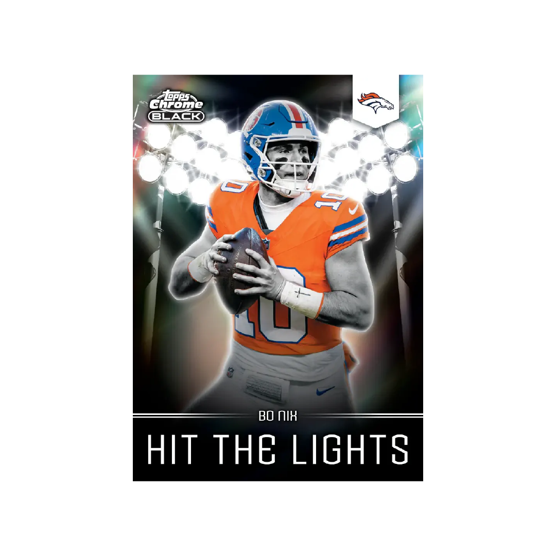 Topps Chrome Black Football 2025 Hobby Box - Pre-Order