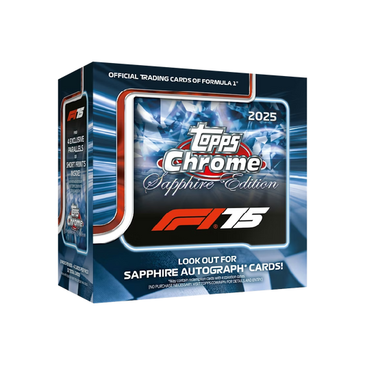 Topps Chrome Formula 1 2025 Sapphire Edition Hobby Box