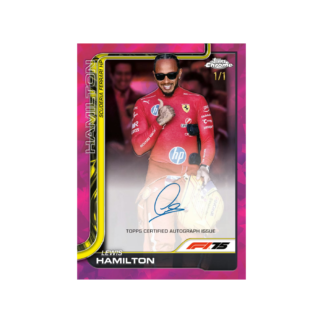 Topps Chrome Formula 1 2025 Sapphire Edition Hobby Box