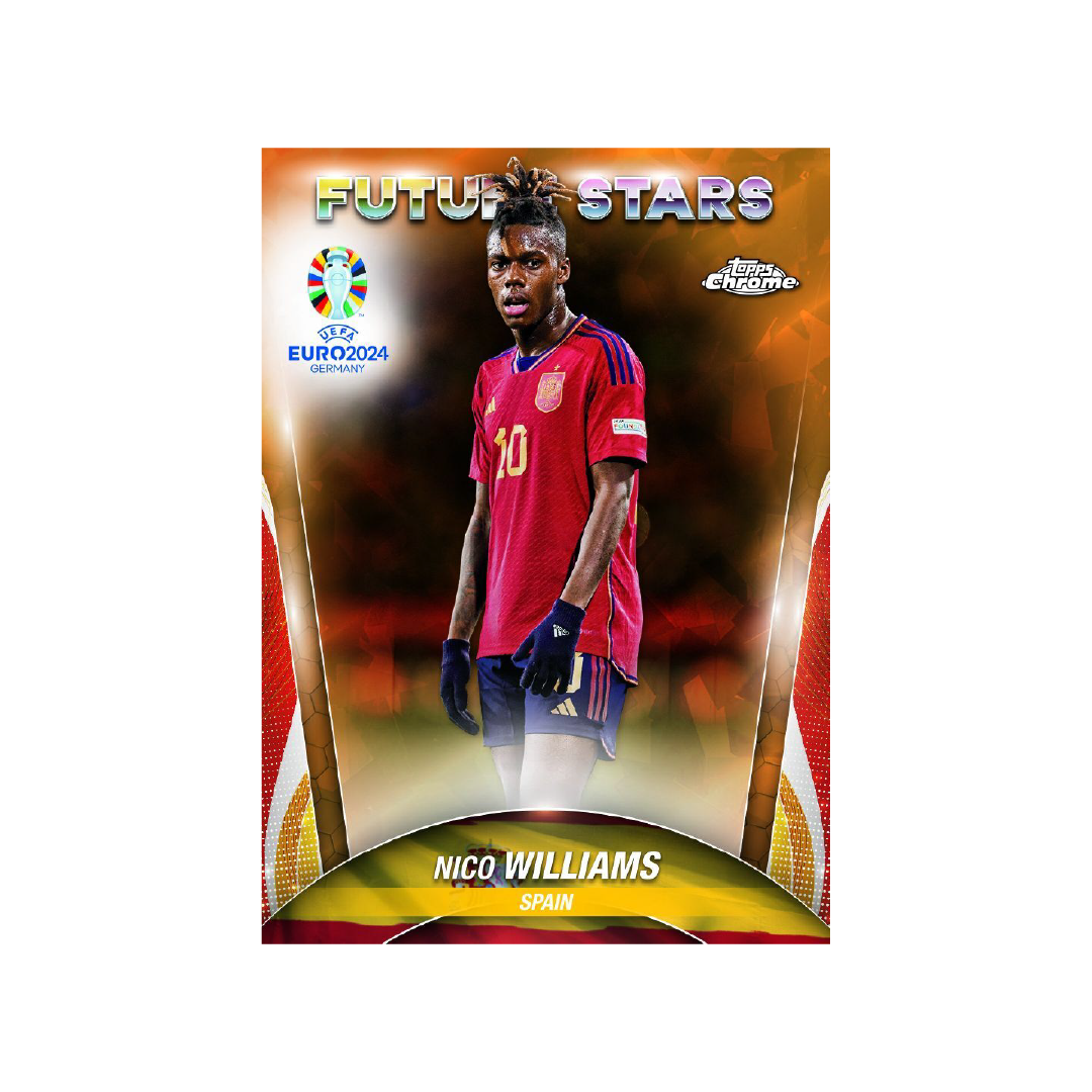 Topps Chrome UEFA EURO Sapphire 2024 Hobby Box
