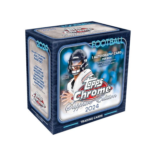 Topps Chrome Sapphire Football 2024 Hobby Box