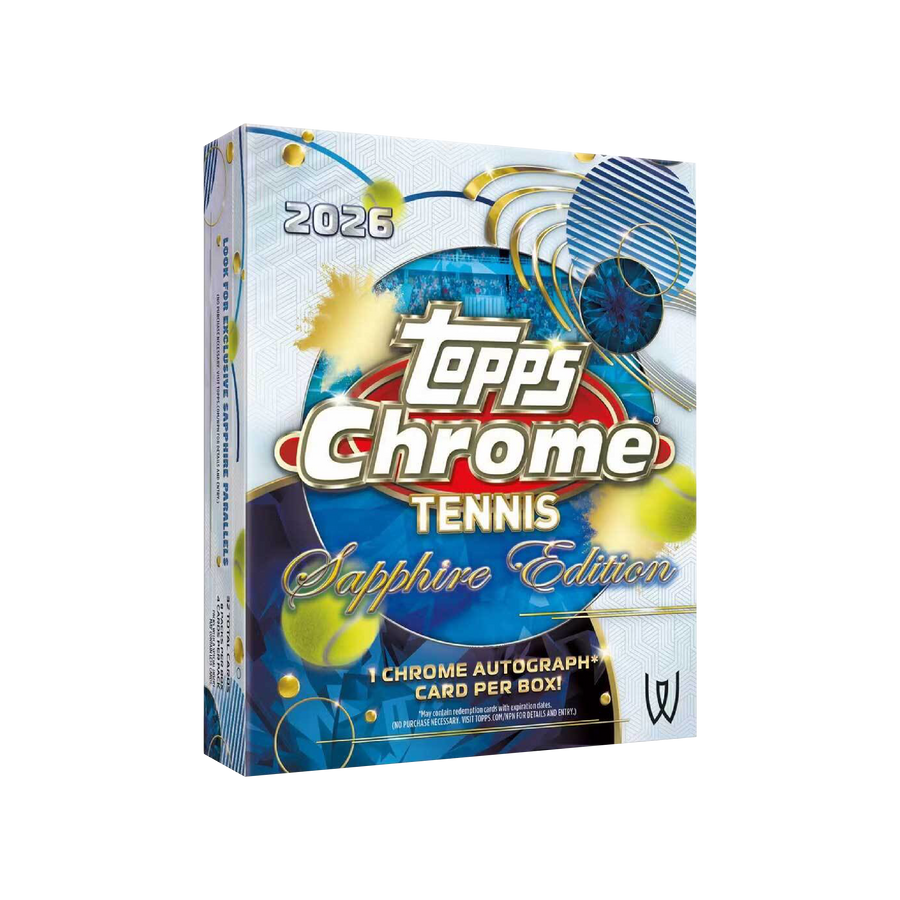 Topps Chrome Tennis 2026 Sapphire Hobby Box