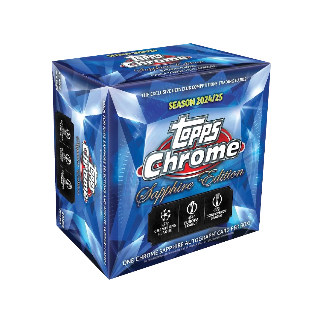 Topps Chrome Sapphire UEFA Club Competitions Soccer 2024-25