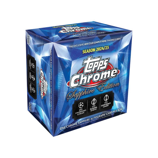 Topps Chrome Sapphire UEFA Club Competitions Soccer 2024-25