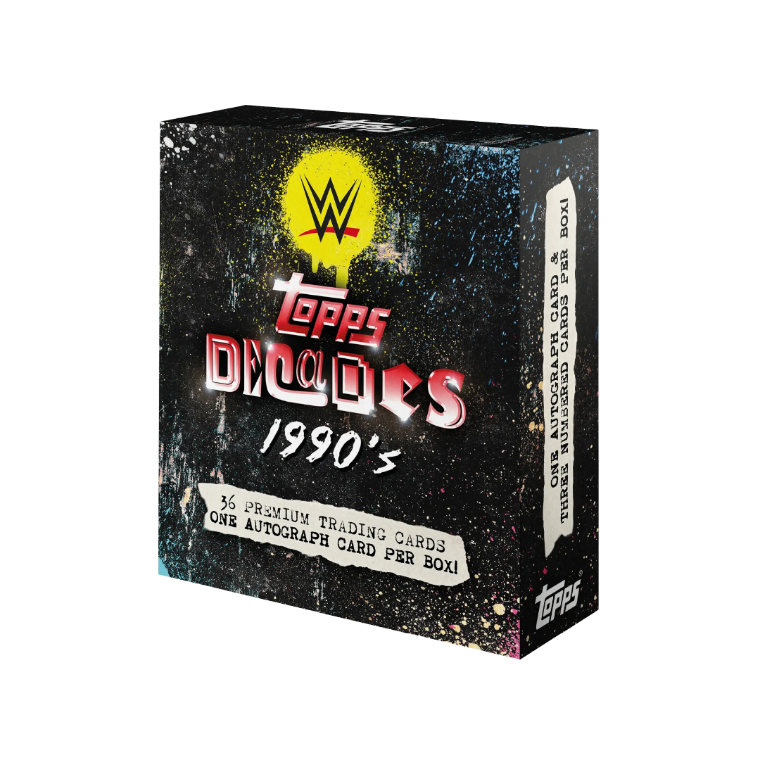 Topps Decades WWE 90’s Edition 2026 Hobby Box - Pre-Order